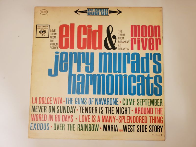 Jerry Murad's Harmonicats El Cid & Moon River vinyl record